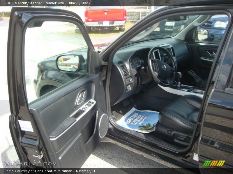 Black / Black 2006 Mercury Mariner Premier 4WD