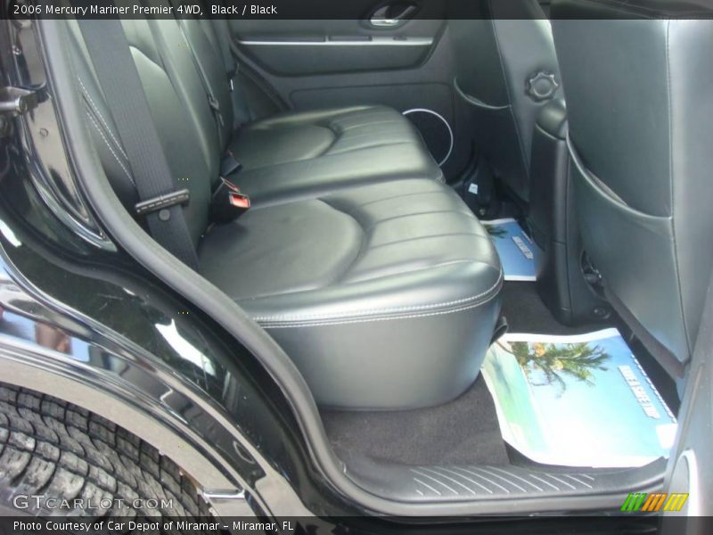 Black / Black 2006 Mercury Mariner Premier 4WD