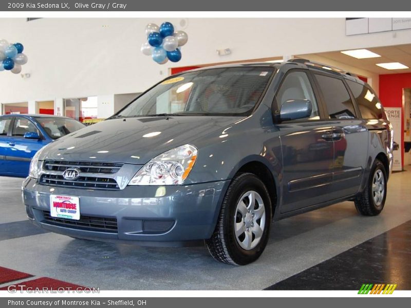 Olive Gray / Gray 2009 Kia Sedona LX
