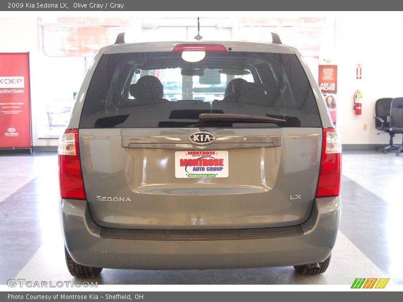 Olive Gray / Gray 2009 Kia Sedona LX