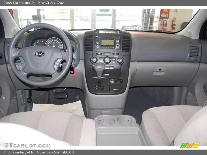 Olive Gray / Gray 2009 Kia Sedona LX