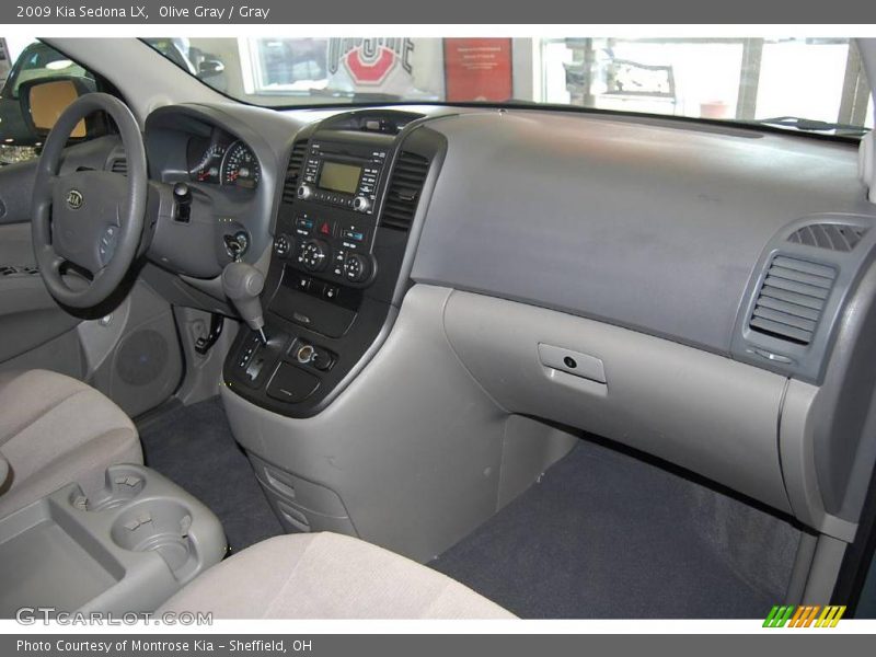 Olive Gray / Gray 2009 Kia Sedona LX