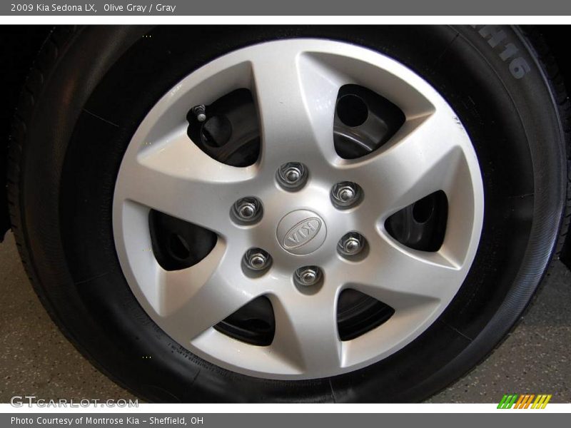 Olive Gray / Gray 2009 Kia Sedona LX