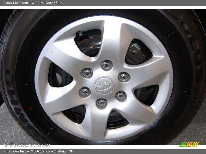 Olive Gray / Gray 2009 Kia Sedona LX