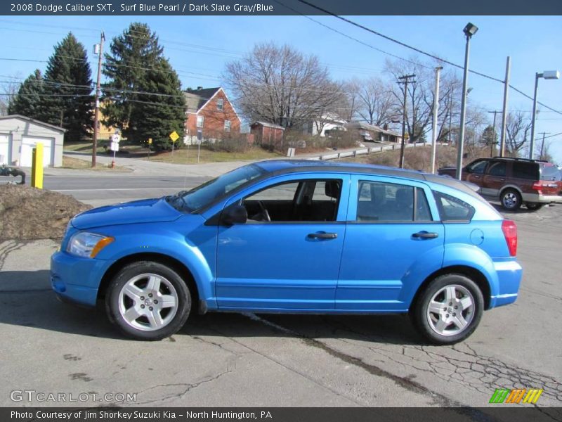 Surf Blue Pearl / Dark Slate Gray/Blue 2008 Dodge Caliber SXT