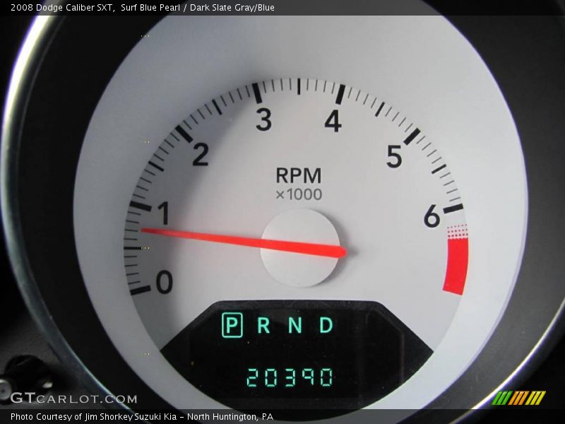 Surf Blue Pearl / Dark Slate Gray/Blue 2008 Dodge Caliber SXT