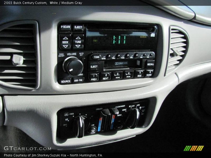 White / Medium Gray 2003 Buick Century Custom