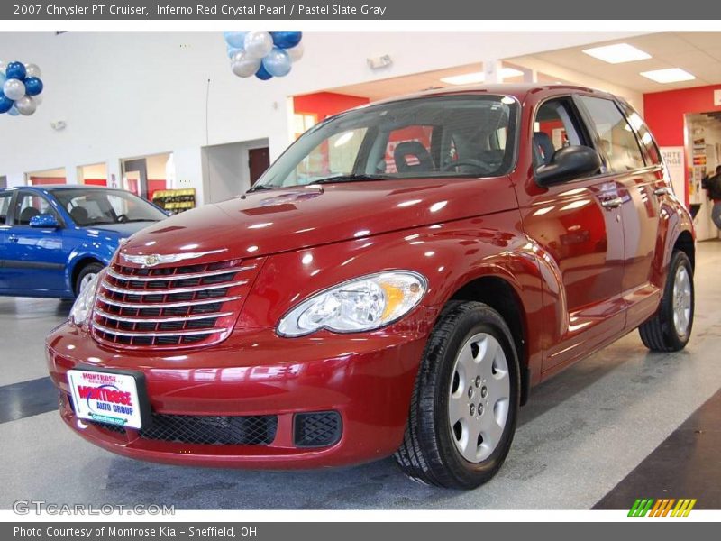 Inferno Red Crystal Pearl / Pastel Slate Gray 2007 Chrysler PT Cruiser