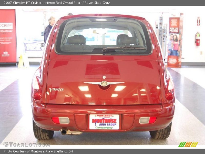 Inferno Red Crystal Pearl / Pastel Slate Gray 2007 Chrysler PT Cruiser
