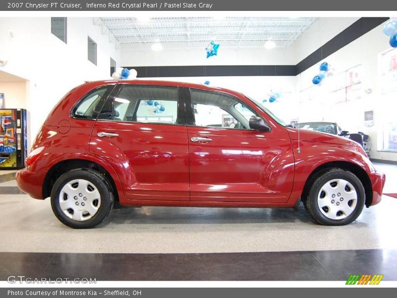 Inferno Red Crystal Pearl / Pastel Slate Gray 2007 Chrysler PT Cruiser