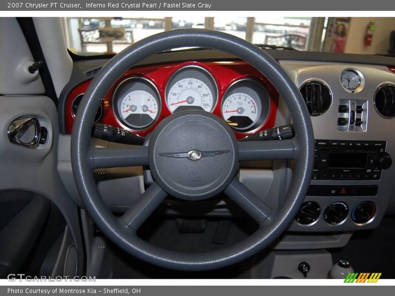 Inferno Red Crystal Pearl / Pastel Slate Gray 2007 Chrysler PT Cruiser