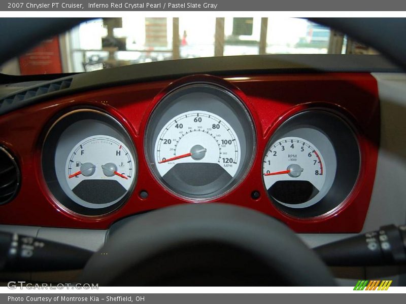 Inferno Red Crystal Pearl / Pastel Slate Gray 2007 Chrysler PT Cruiser