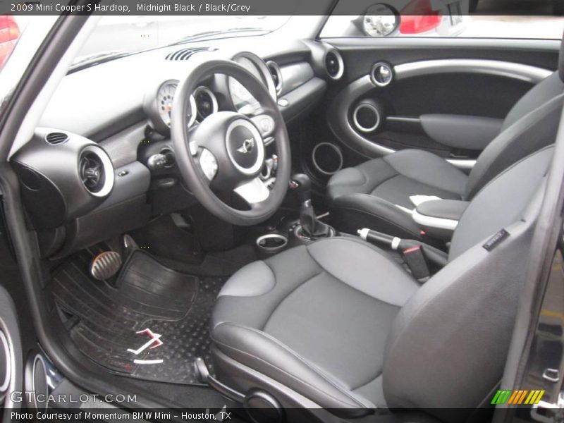 Midnight Black / Black/Grey 2009 Mini Cooper S Hardtop