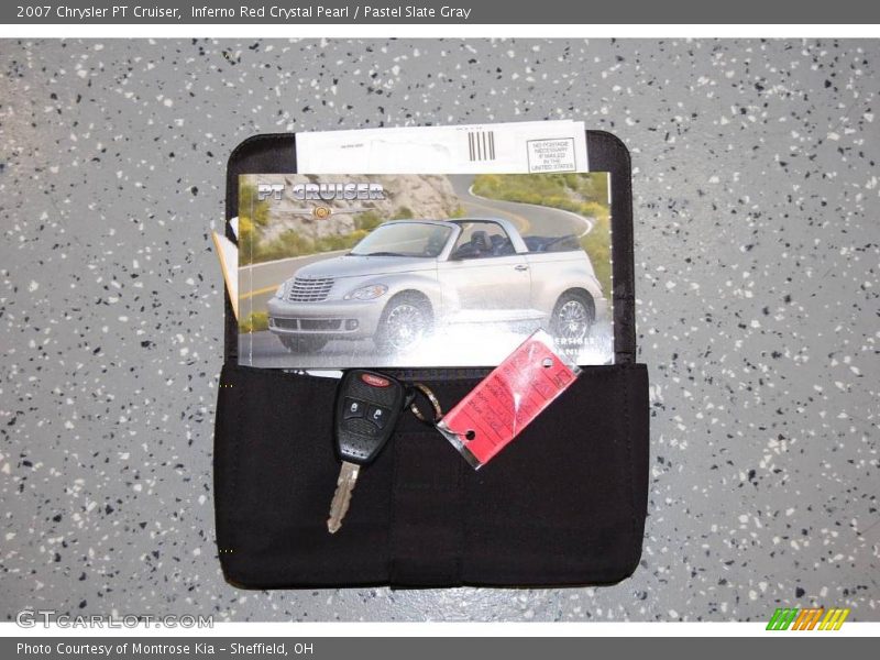 Inferno Red Crystal Pearl / Pastel Slate Gray 2007 Chrysler PT Cruiser