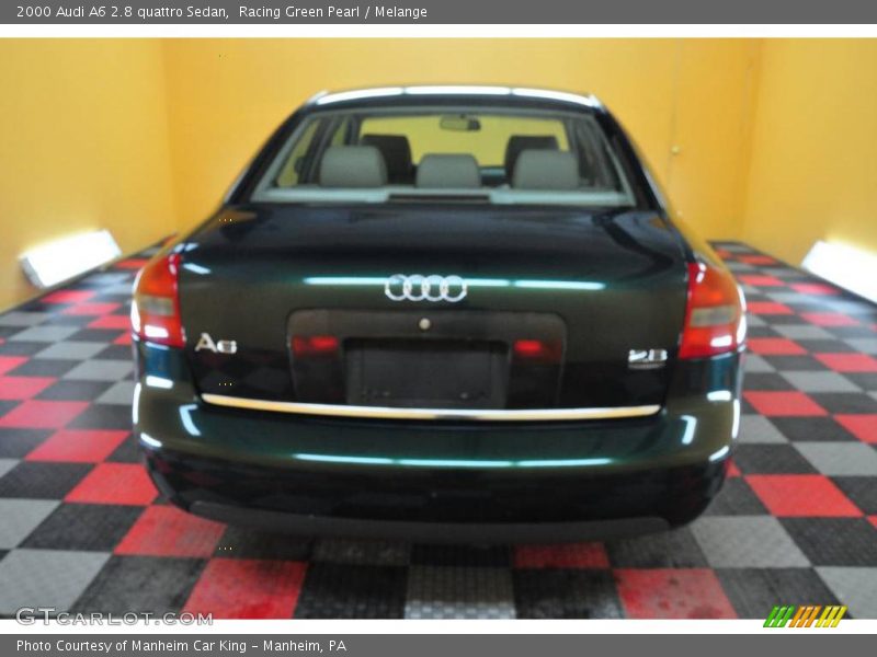Racing Green Pearl / Melange 2000 Audi A6 2.8 quattro Sedan