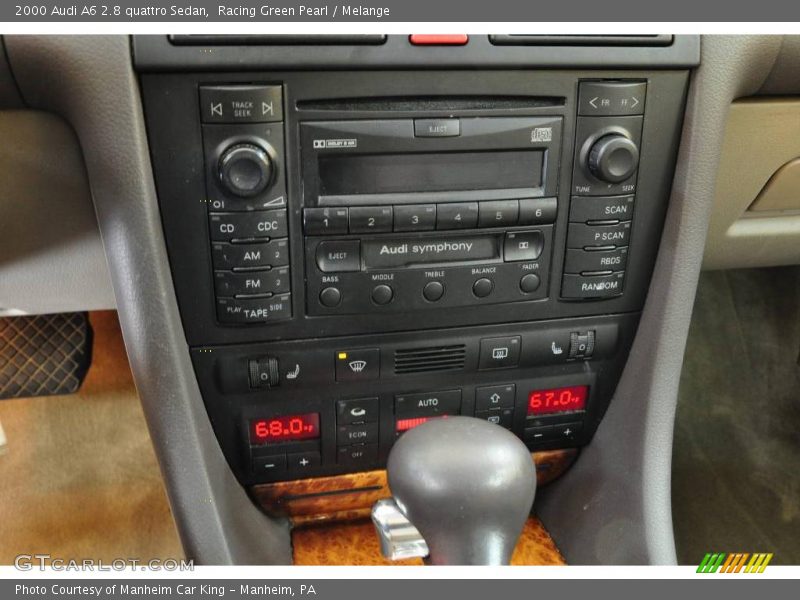 Racing Green Pearl / Melange 2000 Audi A6 2.8 quattro Sedan