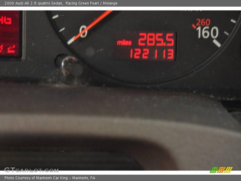 Racing Green Pearl / Melange 2000 Audi A6 2.8 quattro Sedan