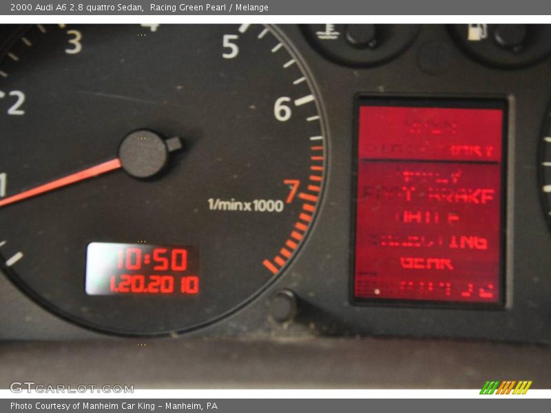 Racing Green Pearl / Melange 2000 Audi A6 2.8 quattro Sedan