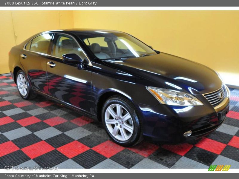 Starfire White Pearl / Light Gray 2008 Lexus ES 350