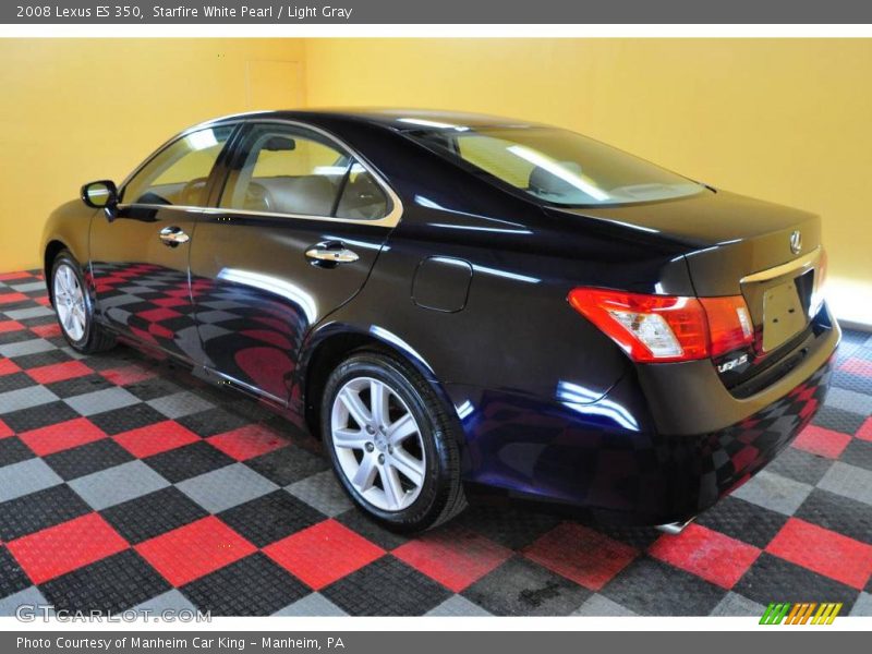 Starfire White Pearl / Light Gray 2008 Lexus ES 350