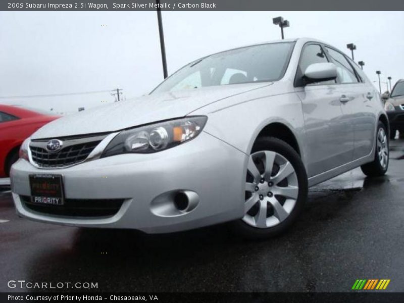 Spark Silver Metallic / Carbon Black 2009 Subaru Impreza 2.5i Wagon