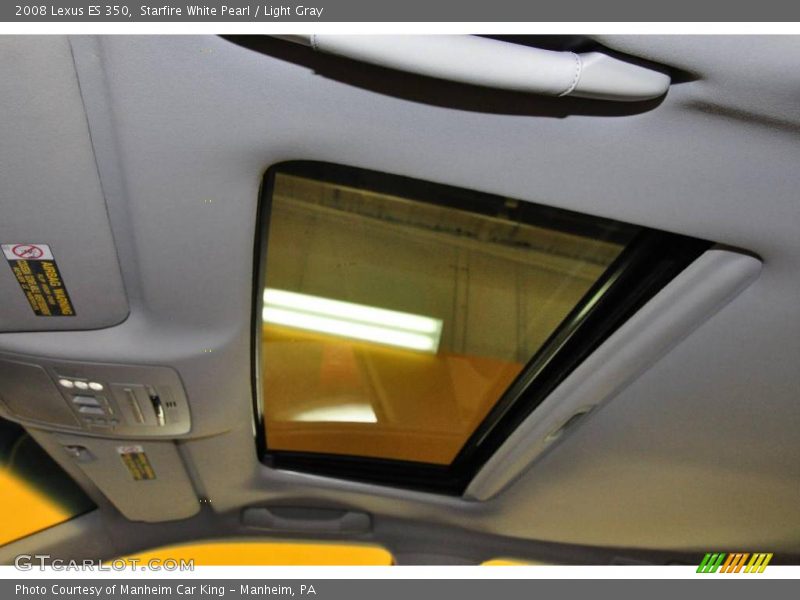Starfire White Pearl / Light Gray 2008 Lexus ES 350