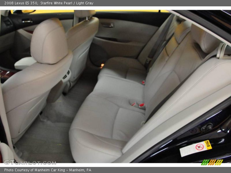 Starfire White Pearl / Light Gray 2008 Lexus ES 350