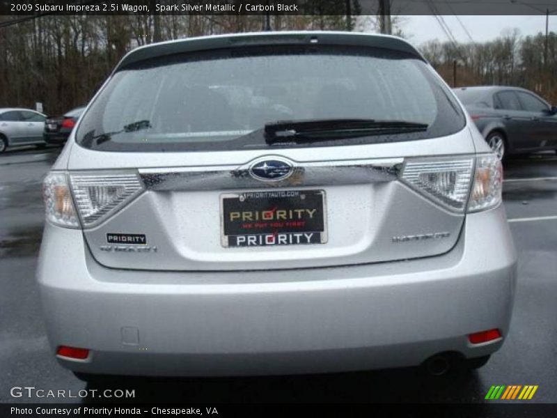 Spark Silver Metallic / Carbon Black 2009 Subaru Impreza 2.5i Wagon