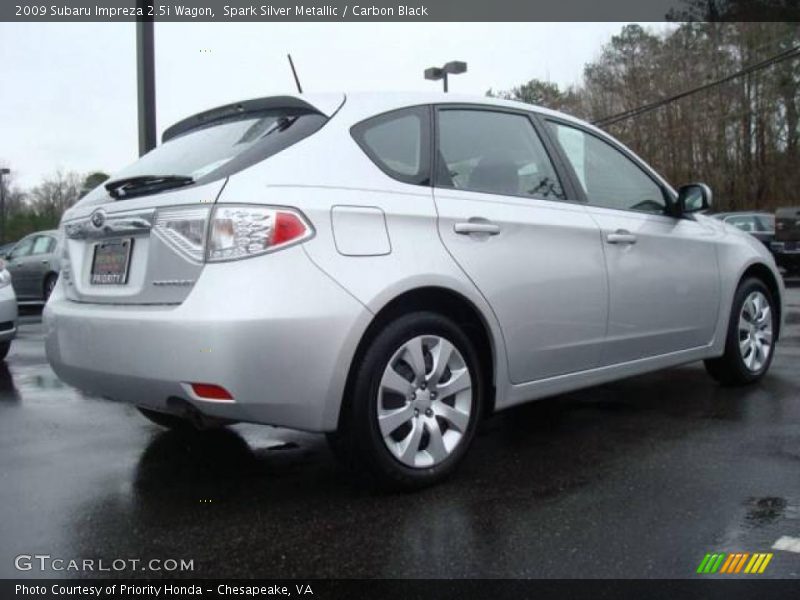 Spark Silver Metallic / Carbon Black 2009 Subaru Impreza 2.5i Wagon