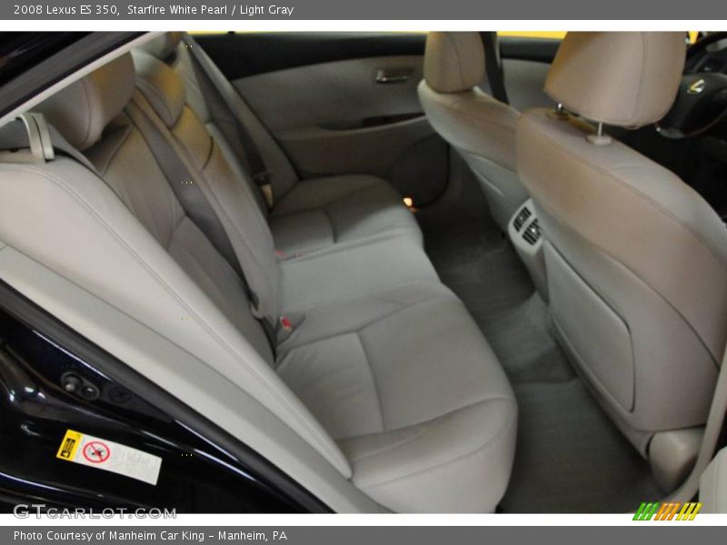 Starfire White Pearl / Light Gray 2008 Lexus ES 350