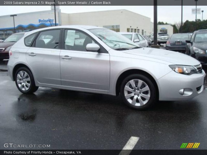 Spark Silver Metallic / Carbon Black 2009 Subaru Impreza 2.5i Wagon