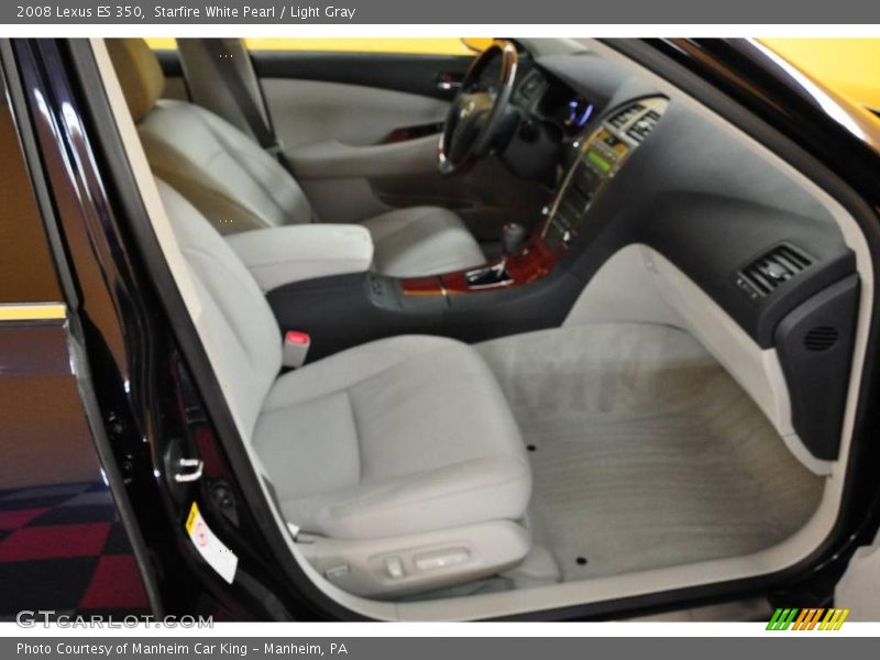 Starfire White Pearl / Light Gray 2008 Lexus ES 350