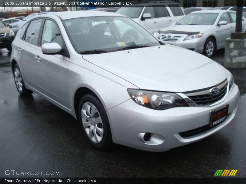 Spark Silver Metallic / Carbon Black 2009 Subaru Impreza 2.5i Wagon
