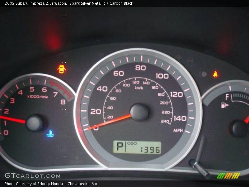 Spark Silver Metallic / Carbon Black 2009 Subaru Impreza 2.5i Wagon