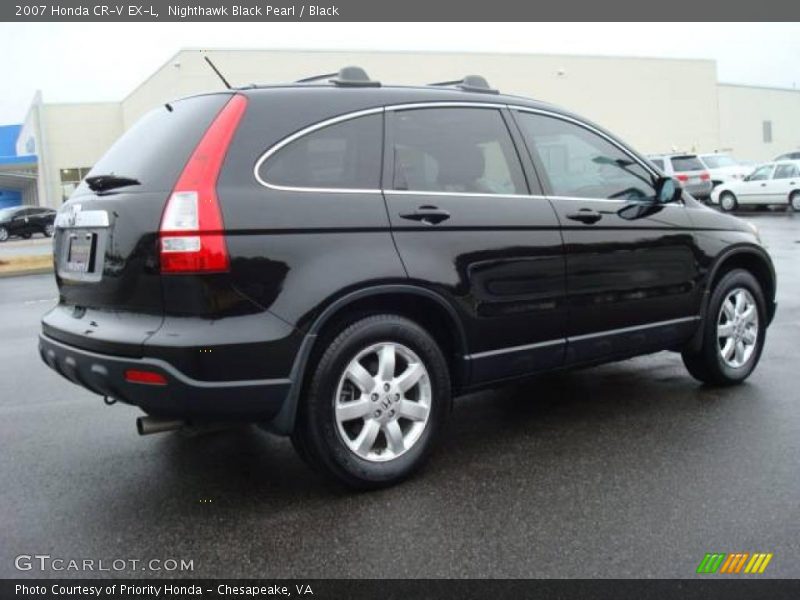 Nighthawk Black Pearl / Black 2007 Honda CR-V EX-L