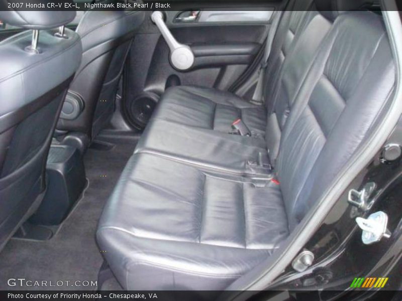 Nighthawk Black Pearl / Black 2007 Honda CR-V EX-L