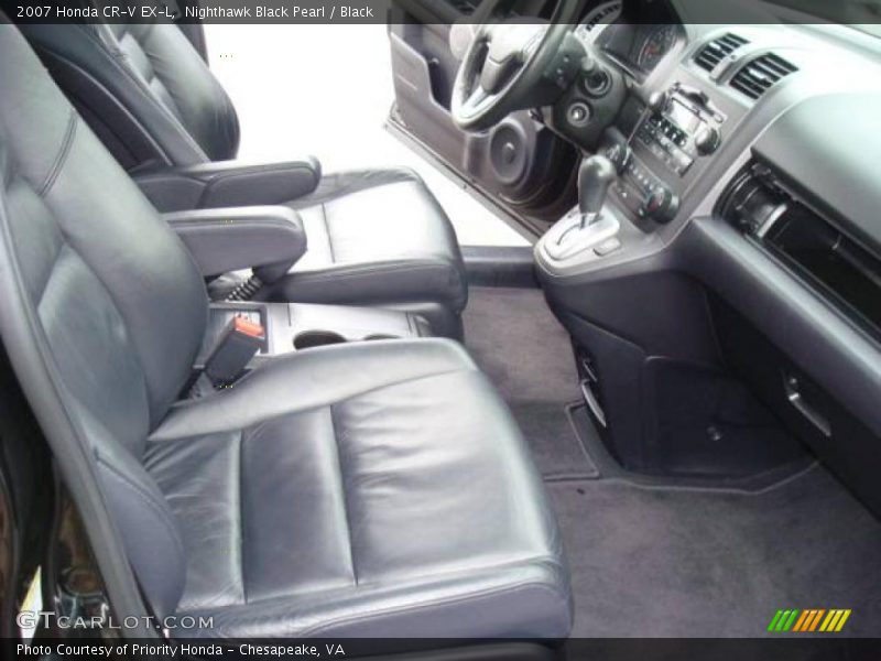 Nighthawk Black Pearl / Black 2007 Honda CR-V EX-L