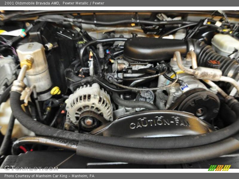 Pewter Metallic / Pewter 2001 Oldsmobile Bravada AWD