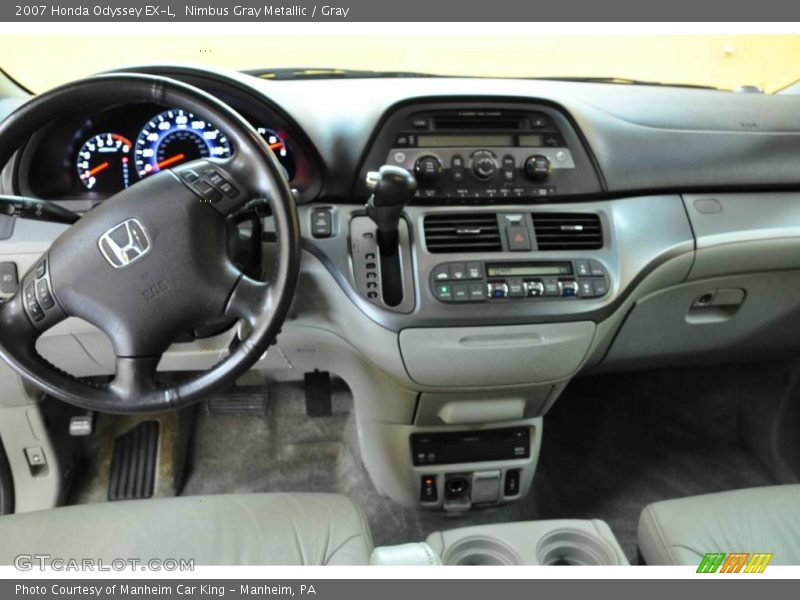 Nimbus Gray Metallic / Gray 2007 Honda Odyssey EX-L