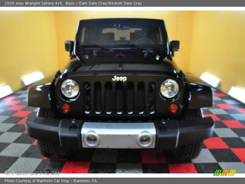 Black / Dark Slate Gray/Medium Slate Gray 2009 Jeep Wrangler Sahara 4x4