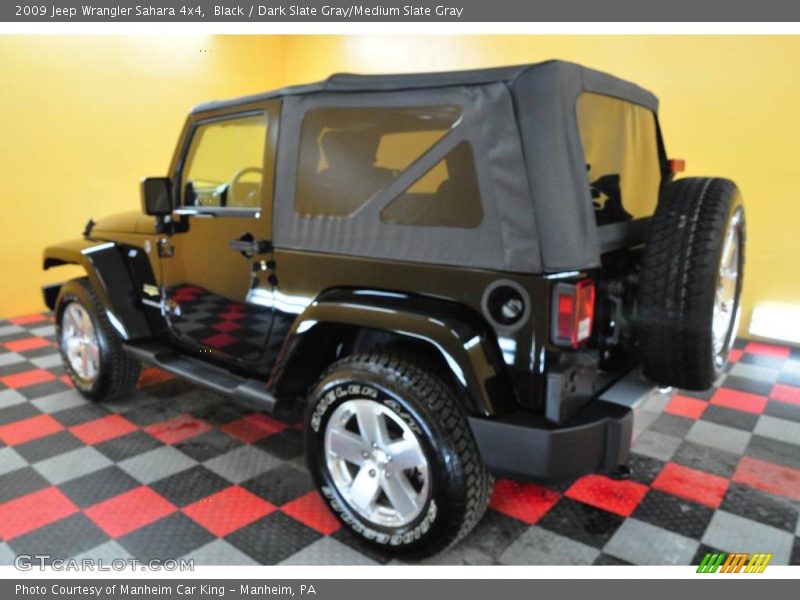 Black / Dark Slate Gray/Medium Slate Gray 2009 Jeep Wrangler Sahara 4x4