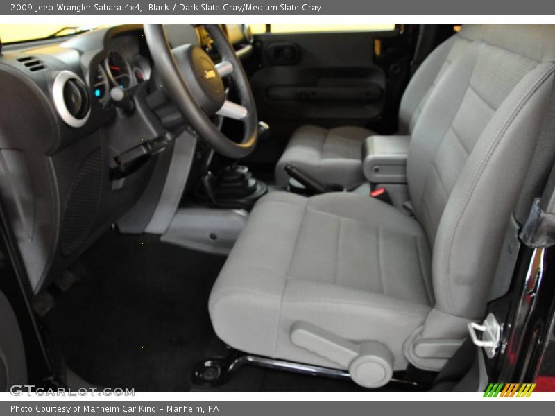 Black / Dark Slate Gray/Medium Slate Gray 2009 Jeep Wrangler Sahara 4x4