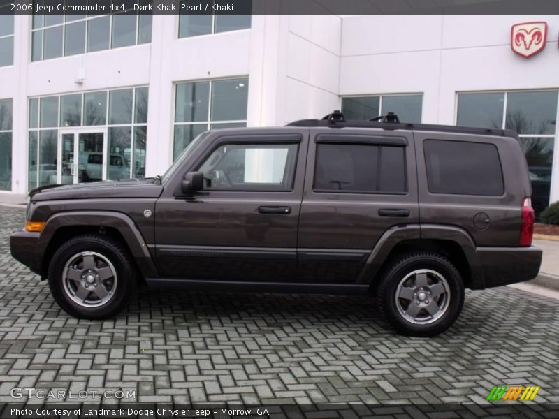 Dark Khaki Pearl / Khaki 2006 Jeep Commander 4x4