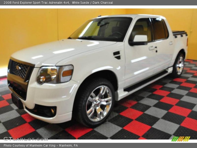 White Suede / Dark Charcoal 2008 Ford Explorer Sport Trac Adrenalin 4x4