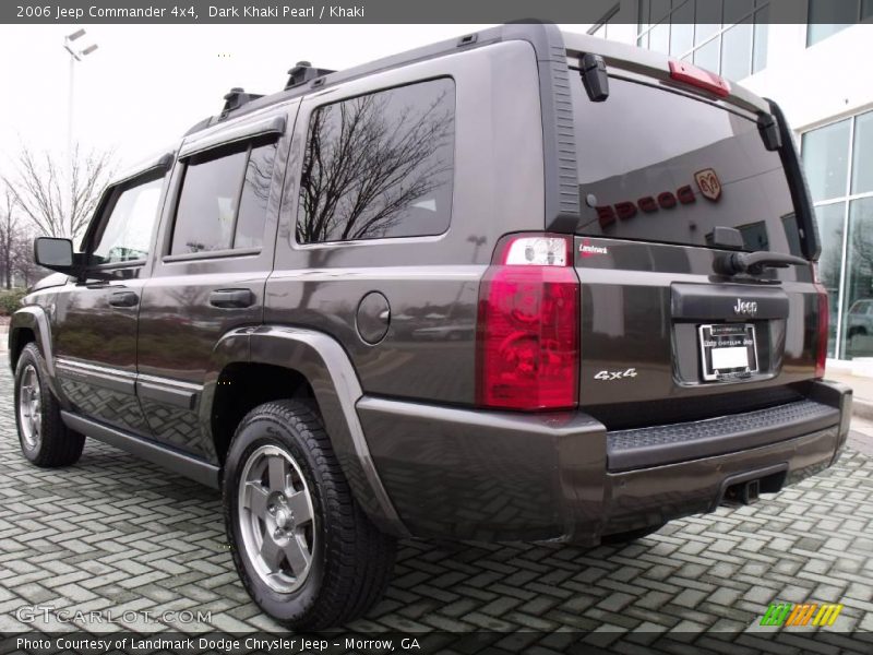 Dark Khaki Pearl / Khaki 2006 Jeep Commander 4x4