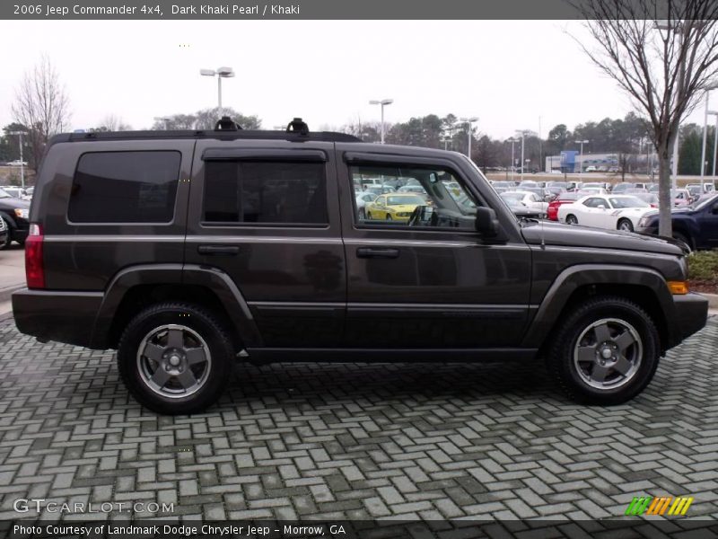 Dark Khaki Pearl / Khaki 2006 Jeep Commander 4x4
