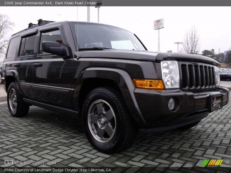 Dark Khaki Pearl / Khaki 2006 Jeep Commander 4x4