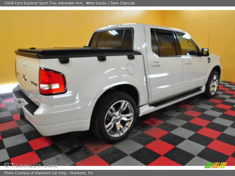 White Suede / Dark Charcoal 2008 Ford Explorer Sport Trac Adrenalin 4x4