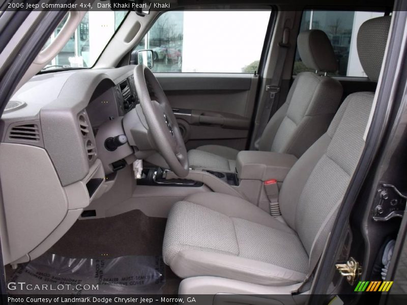 Dark Khaki Pearl / Khaki 2006 Jeep Commander 4x4