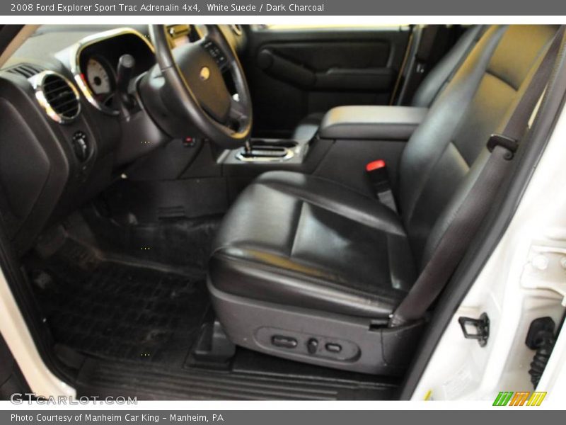 White Suede / Dark Charcoal 2008 Ford Explorer Sport Trac Adrenalin 4x4